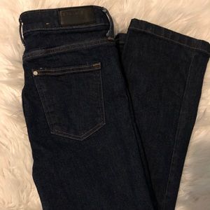 H&M Straight High Waist Ankle Jeans